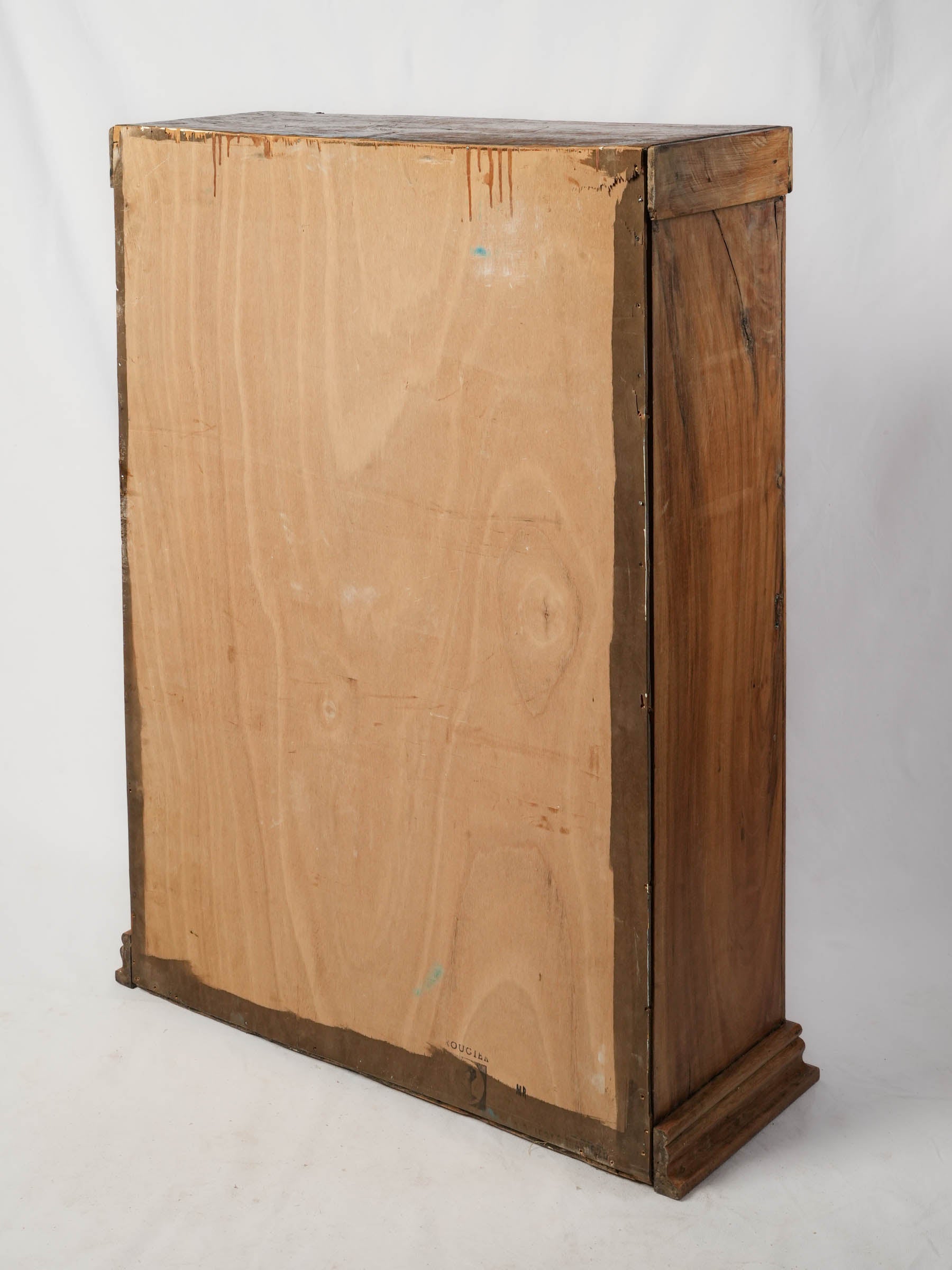French Walnut Kitchen Vitrine - Wall Mounted - 40½" x 32"