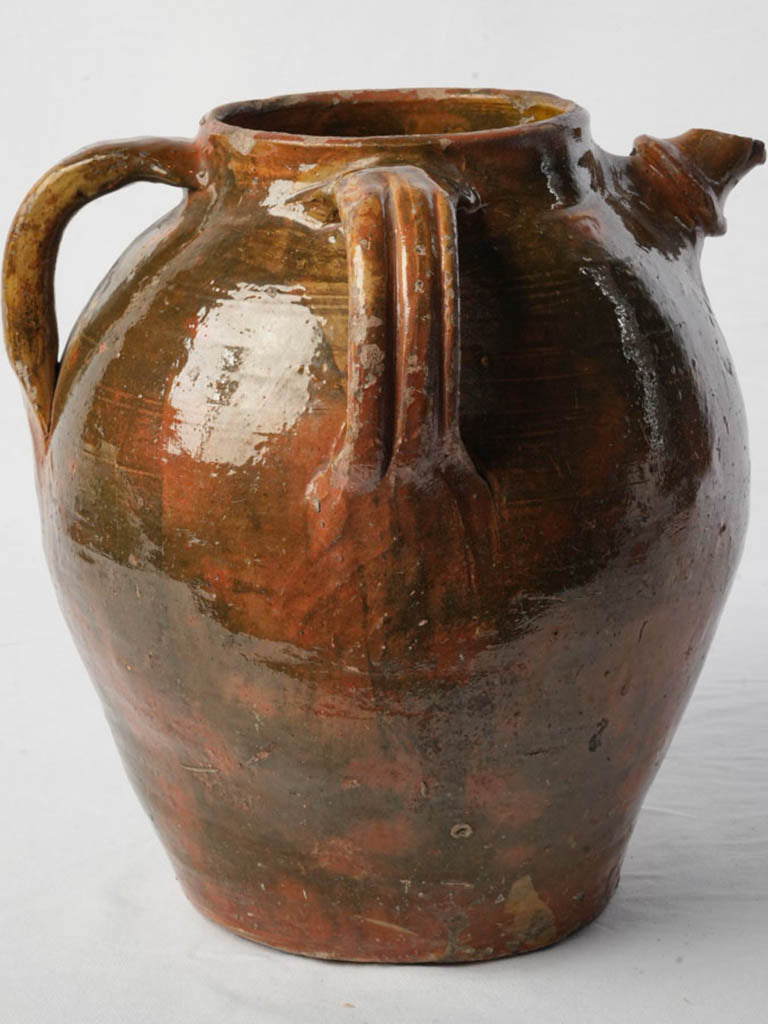 Traditional glossy autumnal earthenware