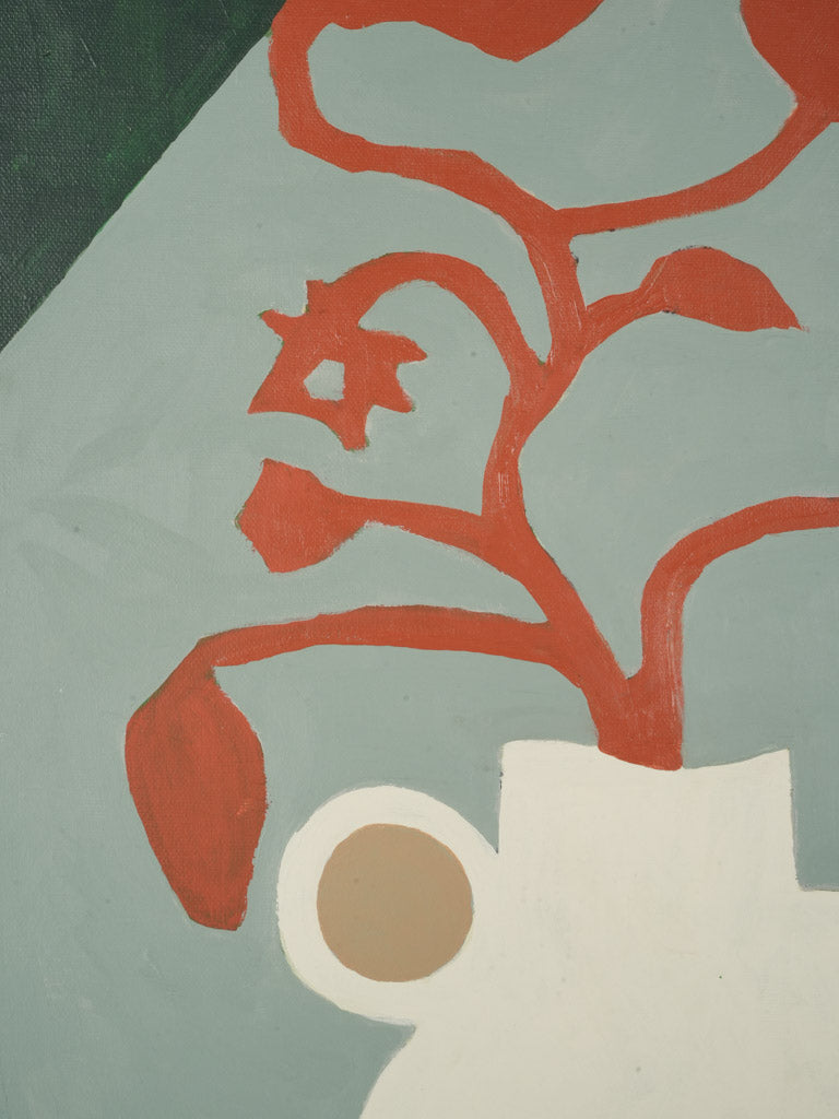 Colorful abstract canvas