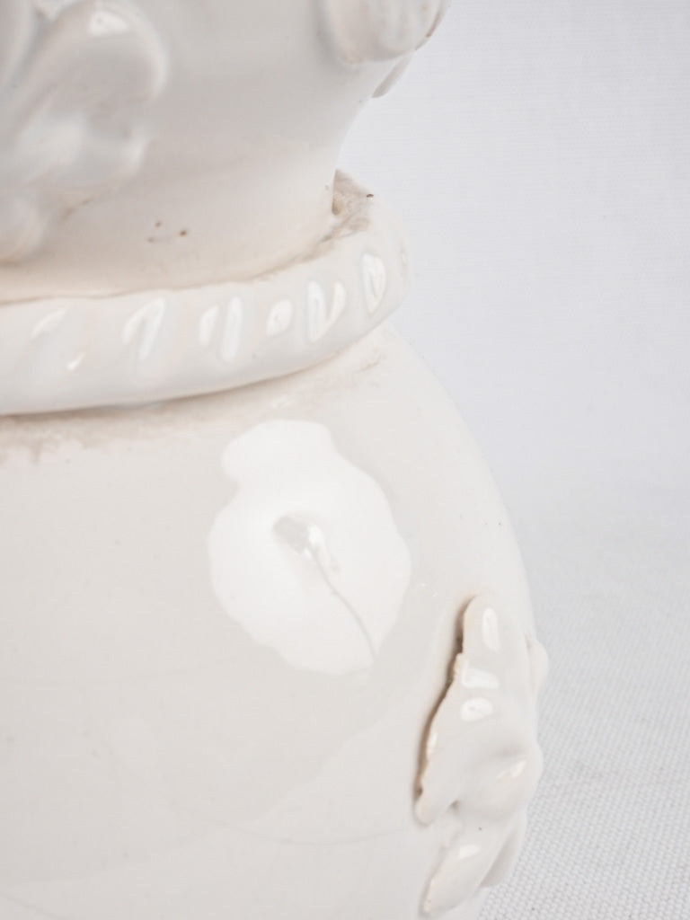 Charming Émile Tessier floral arrangement pitcher