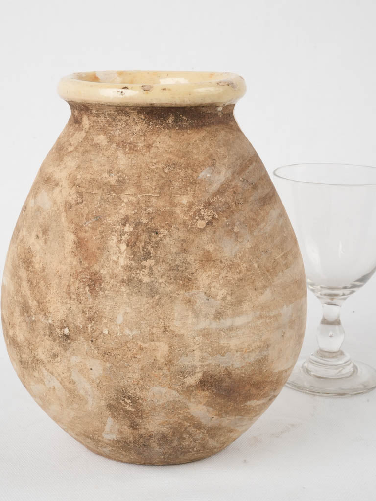 Miniature antique French Biot jar 8¾"