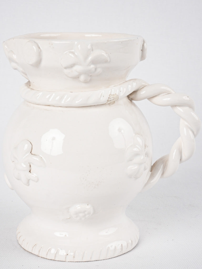 Traditional French kitchenware ceramic pitcher
