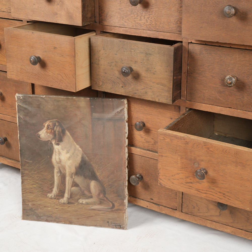 Sturdy utilitarian meuble de métier