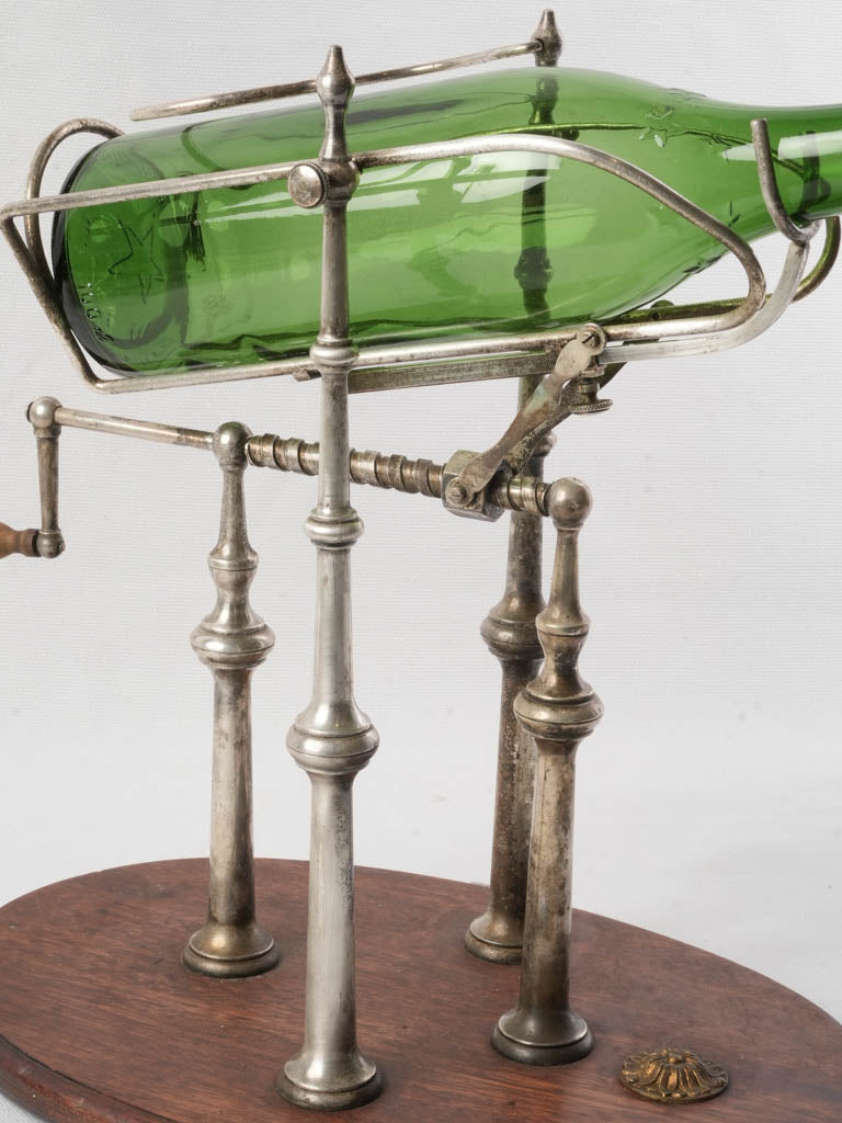 Historical brass-accented pouring device