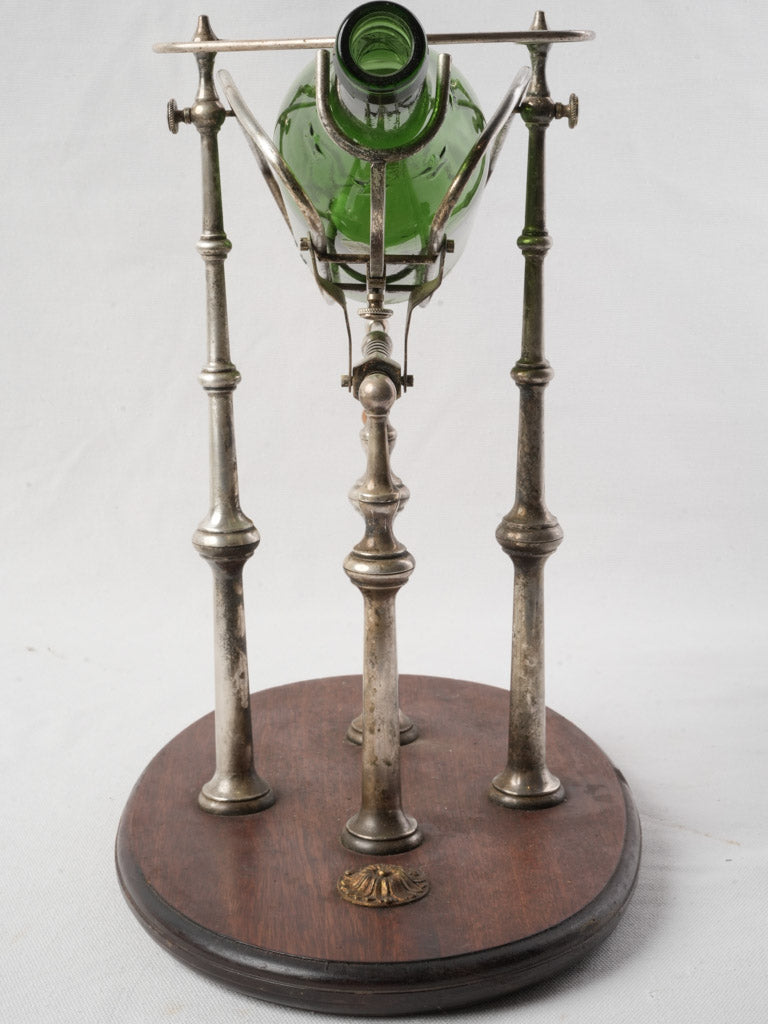 Timeworn sculptural bottle holder