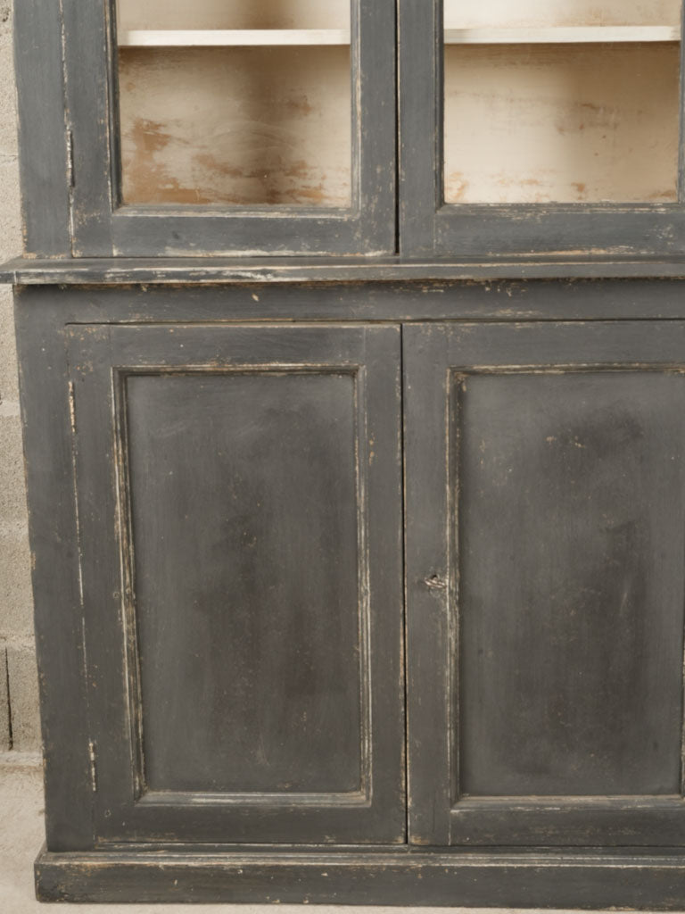 Rustic timeworn patina bookcase