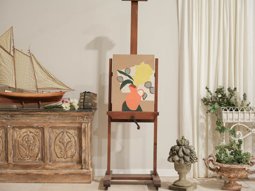 Expressive acrylic still life