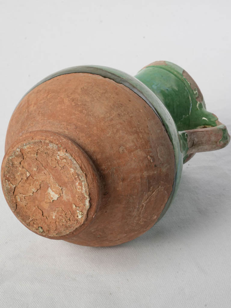 Weathered terracotta décor jug