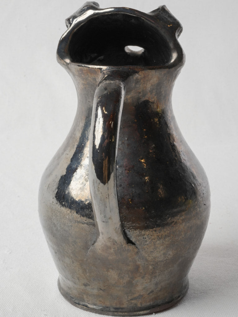 Vintage Pig-Shaped Cider Pitcher by Alphonse Hamel from Normandy - 9"
