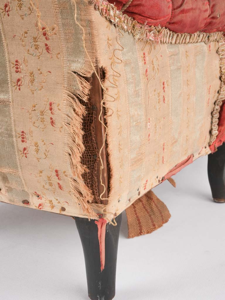 Ornamental antique dog sleeping chair