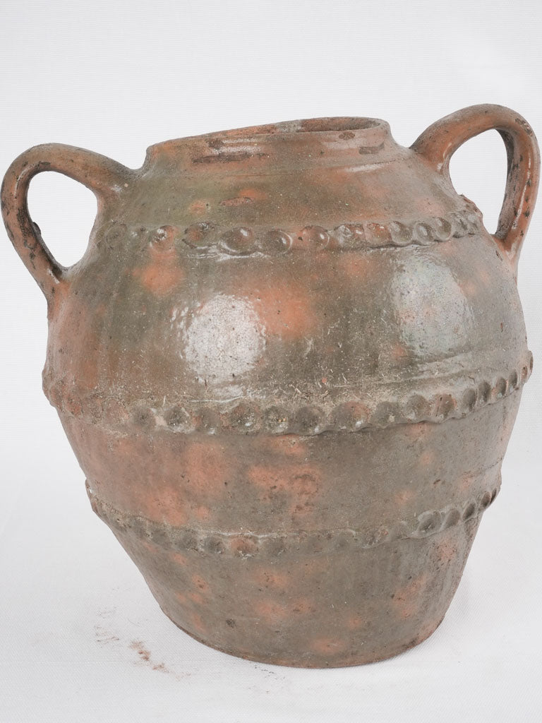 Unique doigtier-patterned ceramic oil pot