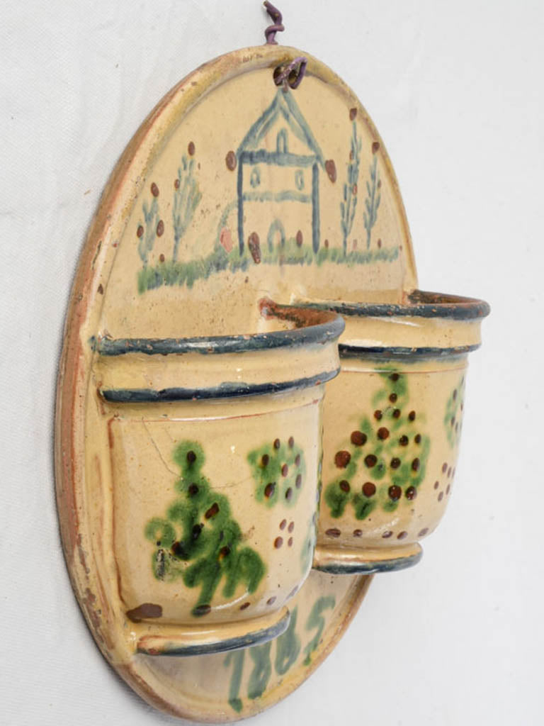 Timeworn Savoyard cutlery drainer