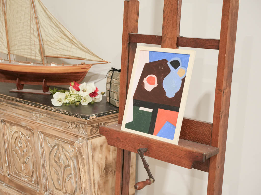 Expressive vibrant framed wall decor