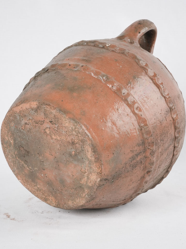 Collectible French antique oil pottery-piece