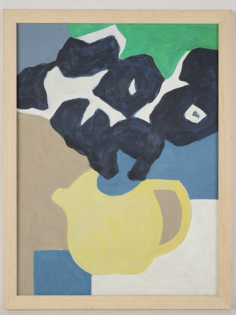 Contemporary acrylic vibrant still life