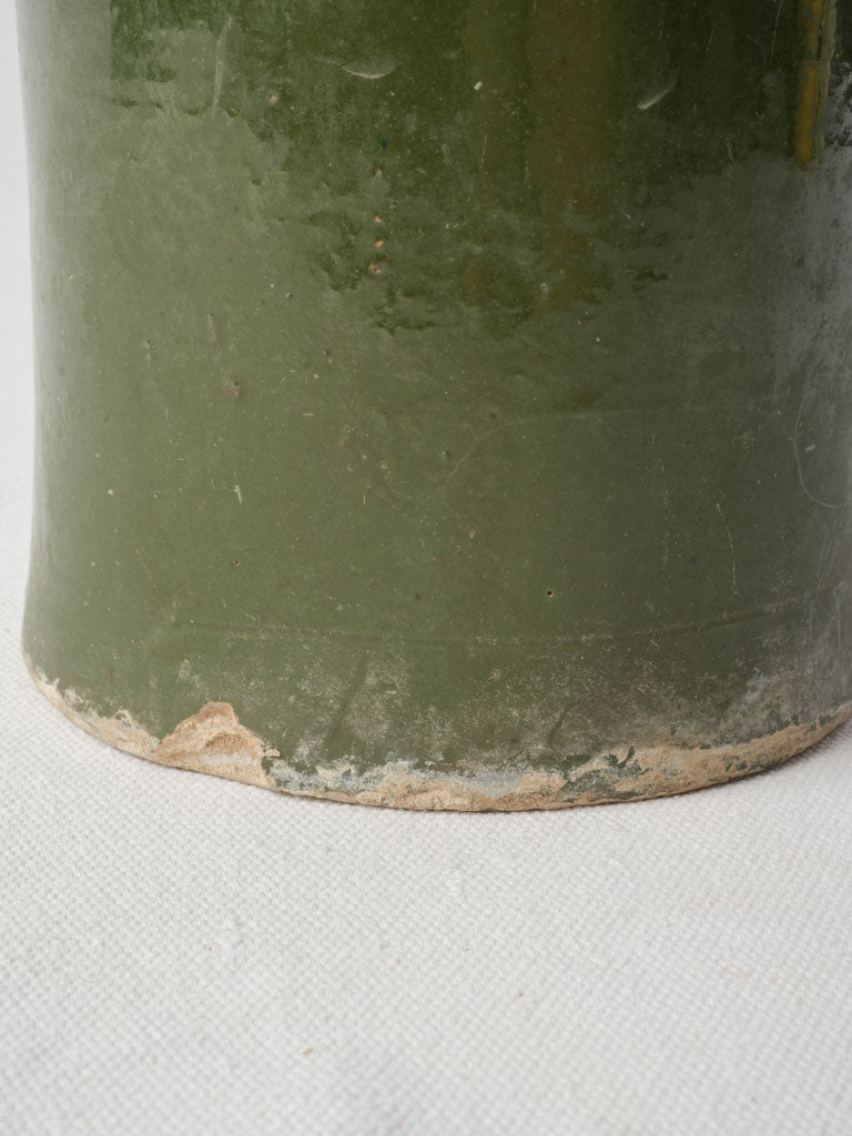 Antique Ceramic Pot W/ Hand-Painted Cherries from Savoy - 6¾"