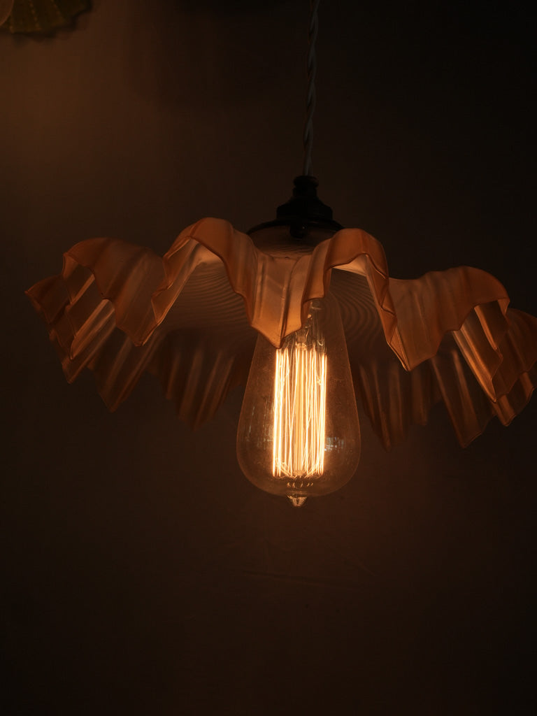 Striking Green French Pendant Lamp