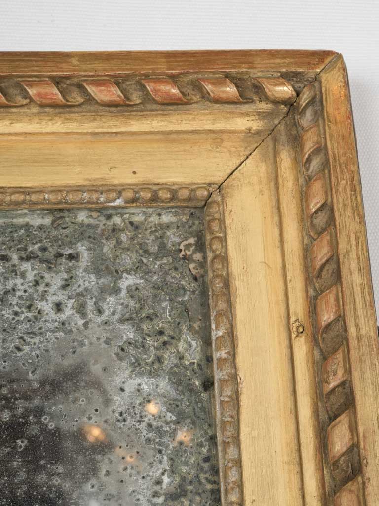 Classic timeworn mercury glass mirror