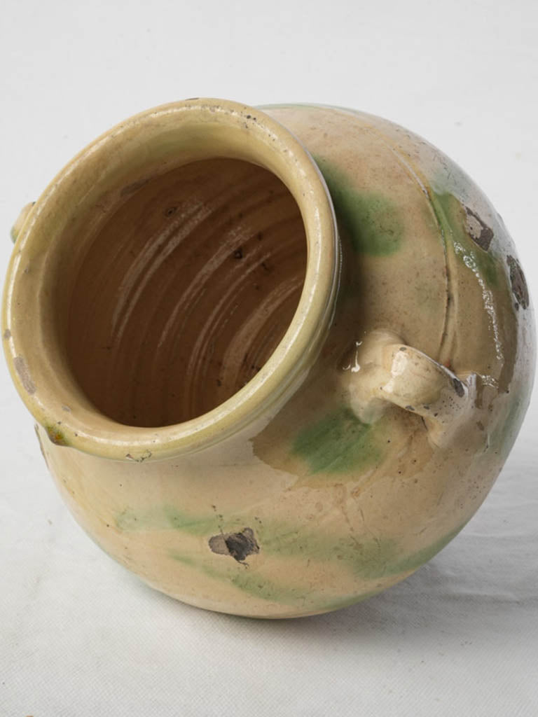 Mottled glazed collectible jug