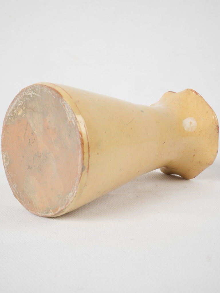 Rustic hand-finished French vase pottery