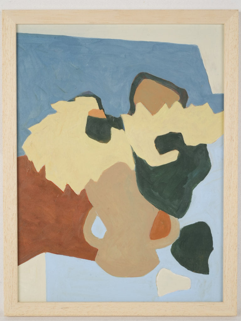 Contemporary acrylic abstract still life painting