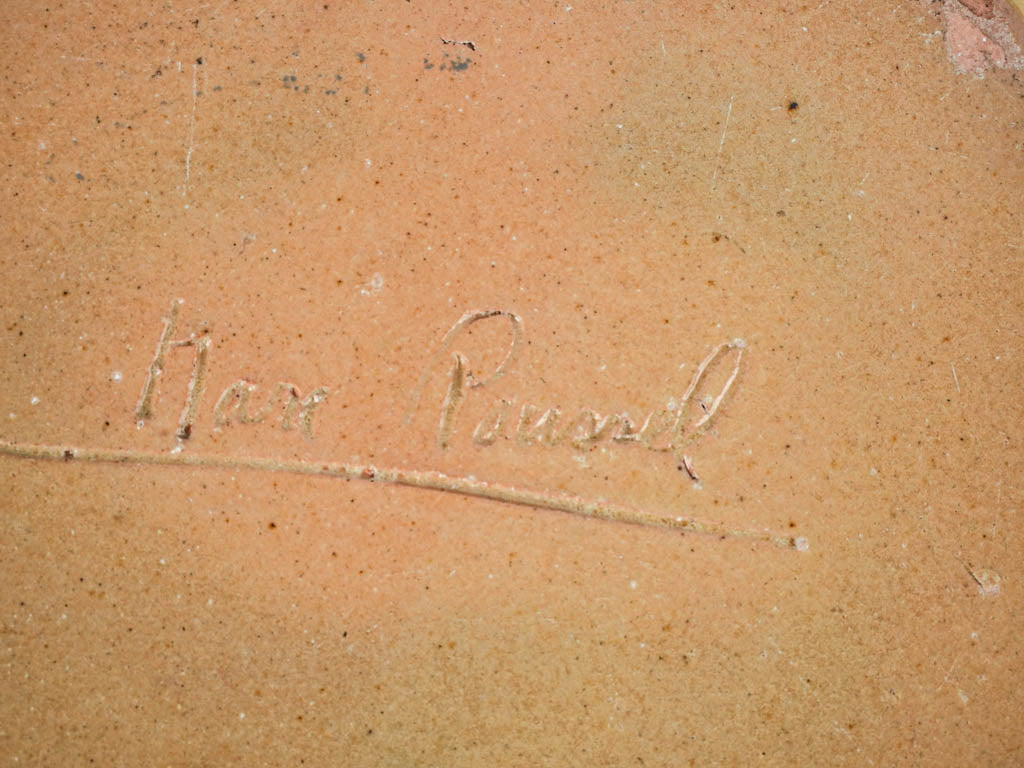 Aesthetic blue flower design plate ensemble