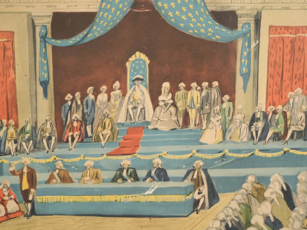Historic French Revolution instructional chart