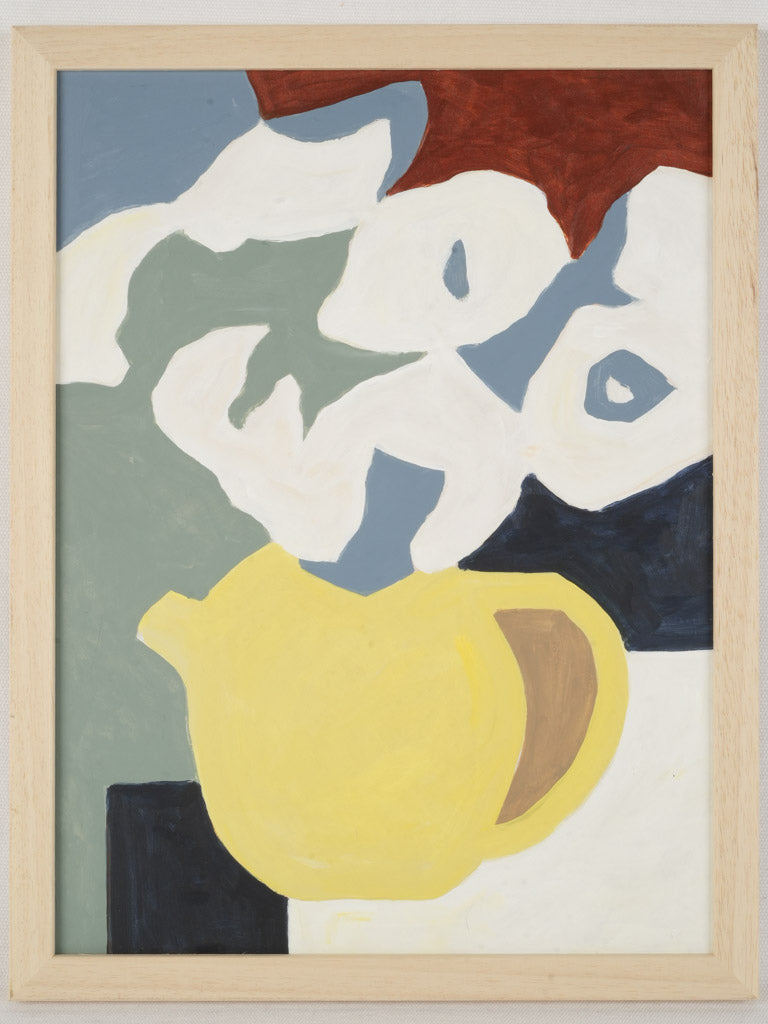 Contemporary vibrant still life painting