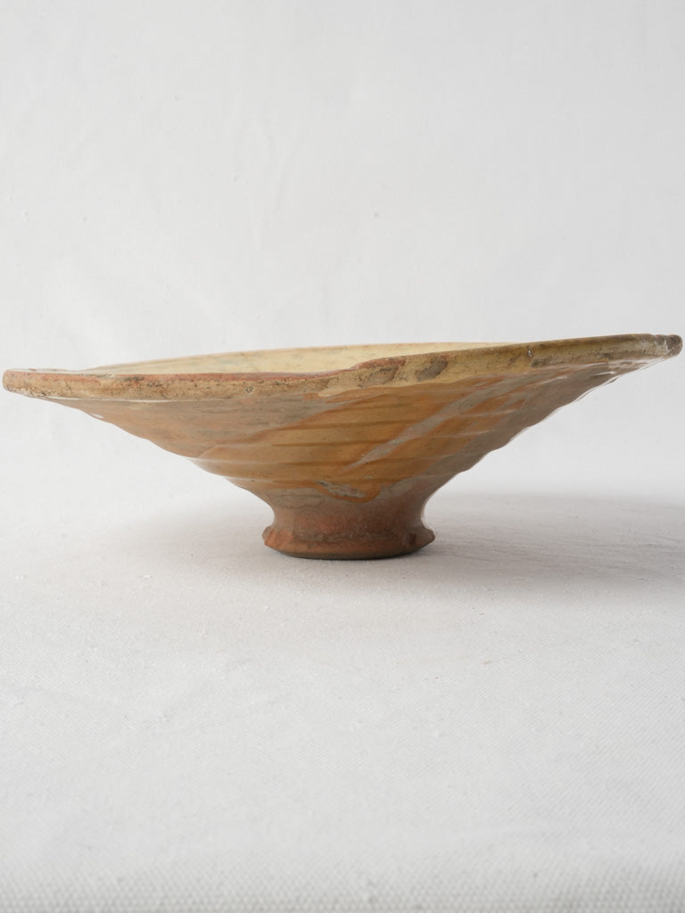 Late 19th-Century Provençal Terracotta Omelette Turner - 11¾"