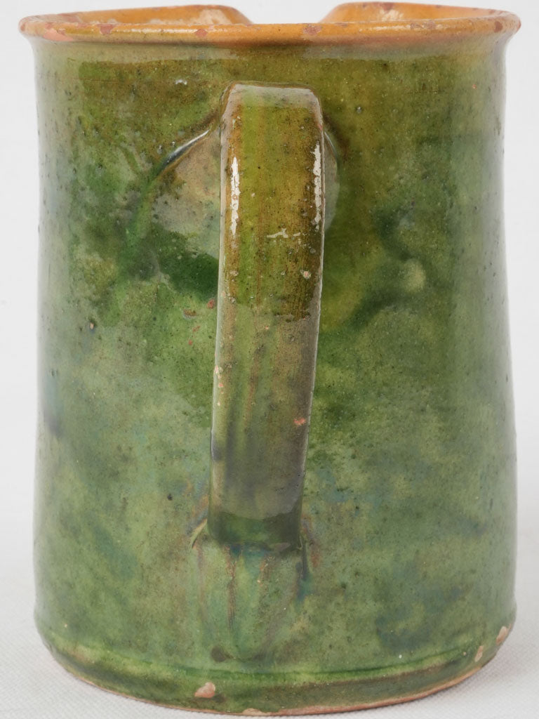 Collectible Drôme-origin antique pitcher pottery