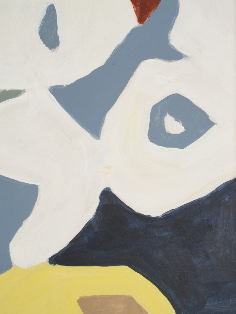 Muted green accent art print