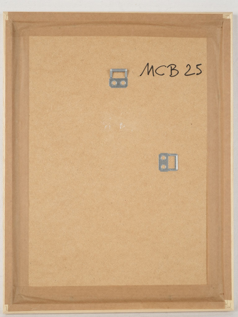 Striking red contrast painting