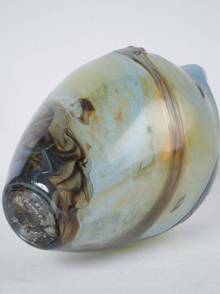 Elegant collectible glass vase