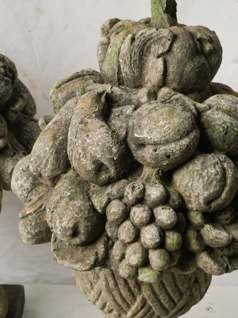 Distinctive aged decorative finials