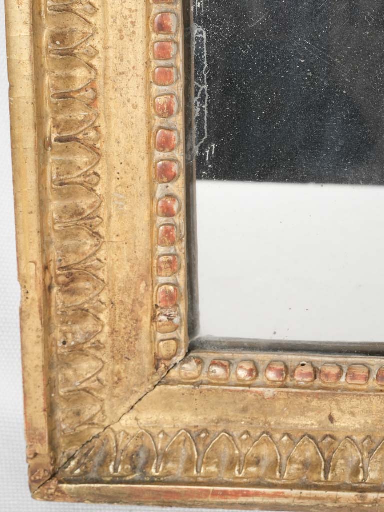 Vintage egg and dart mirror