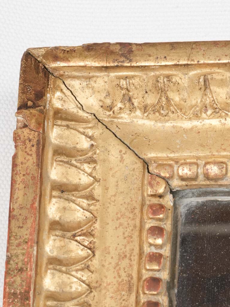 Elegant, aged Louis XVI mirror
