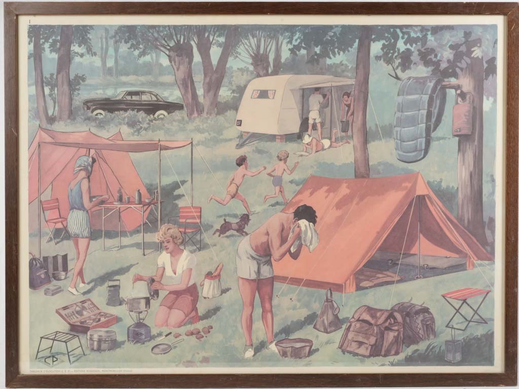 Timeworn lithography decor art