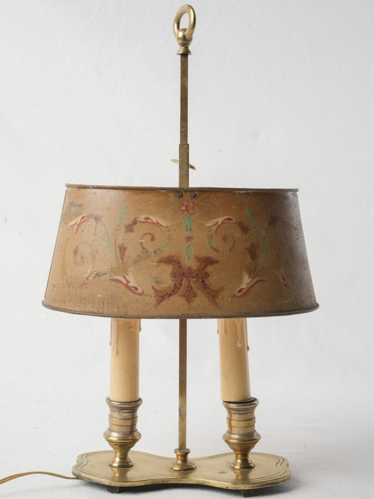 Charming French bouillotte-style lamp