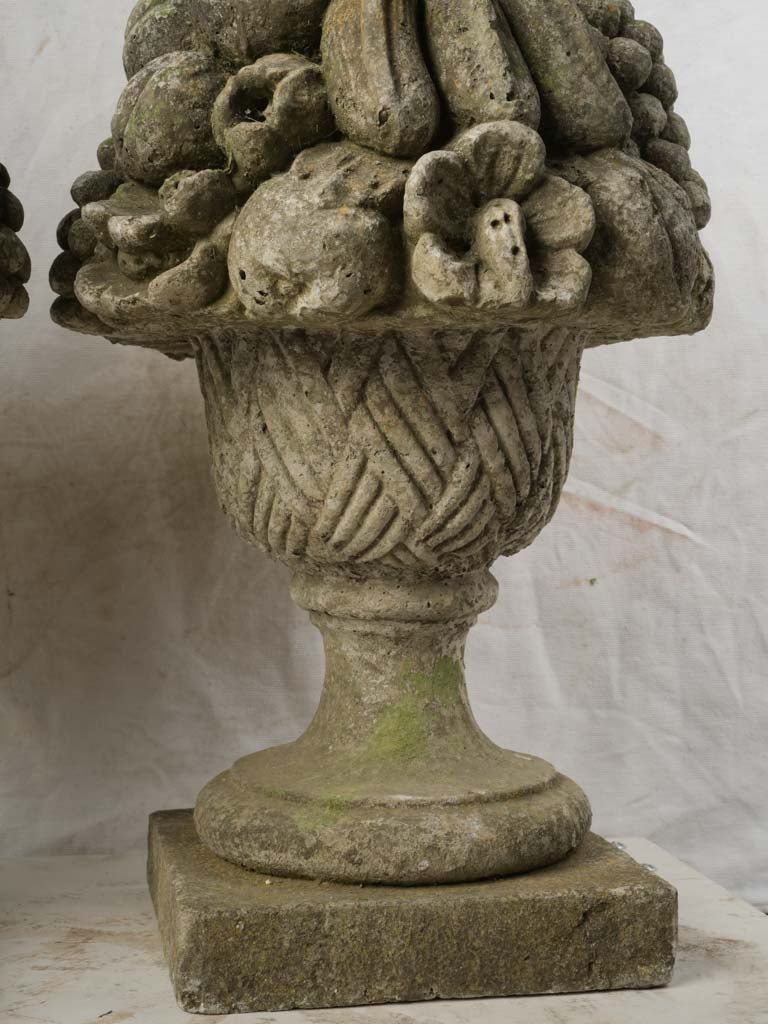 Rustic sophisticated stone finials