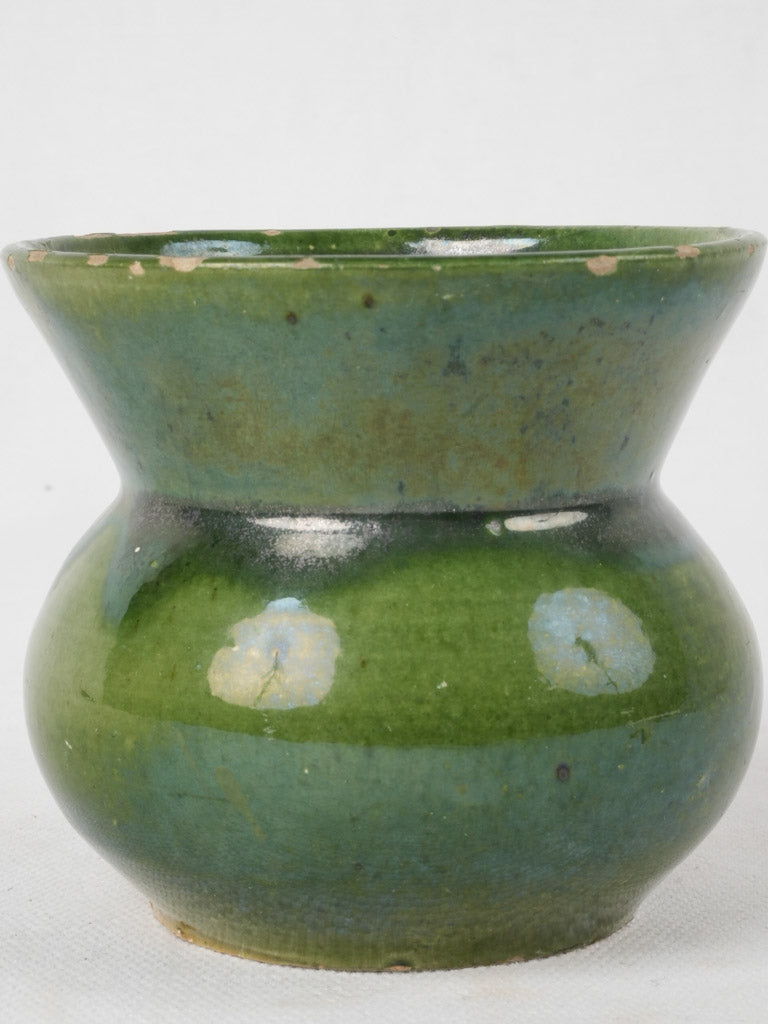 Charming green French creamer antique