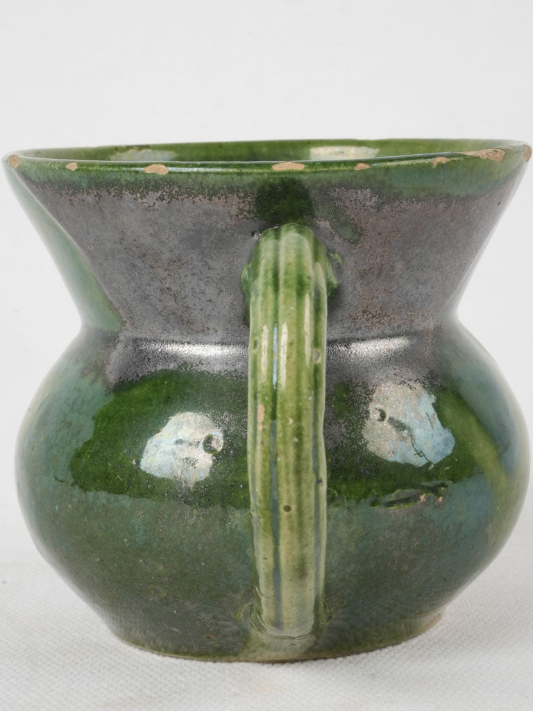 Elegant collectible French spittoon ceramic