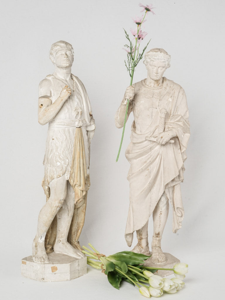 Antique Roman Plaster Sculptures