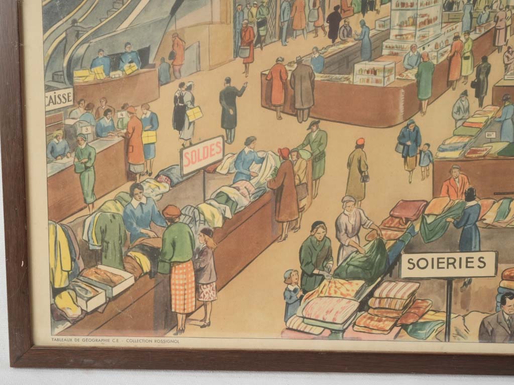 Soft-toned school teaching chart