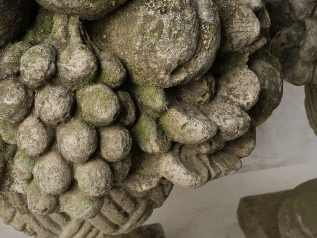 Natural charming porch finials