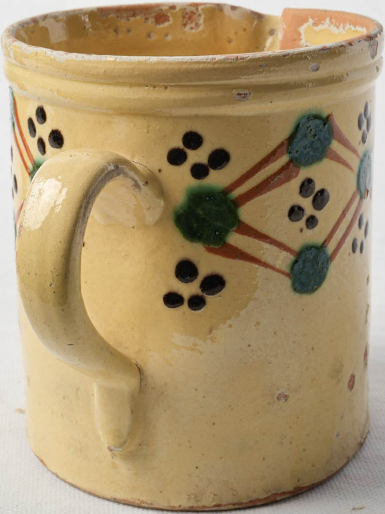 Cylindrical body Savoyard pitcher