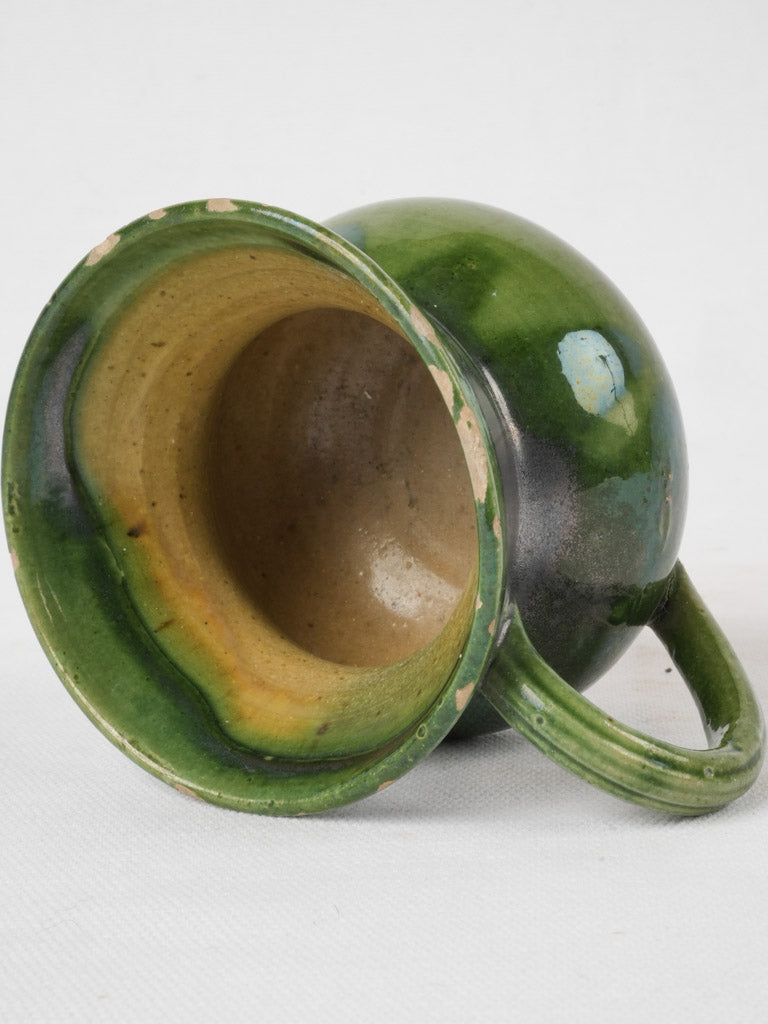 Provincial French small crachoir vase