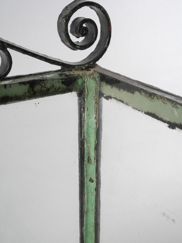 Elegant black wrought iron centerpiece