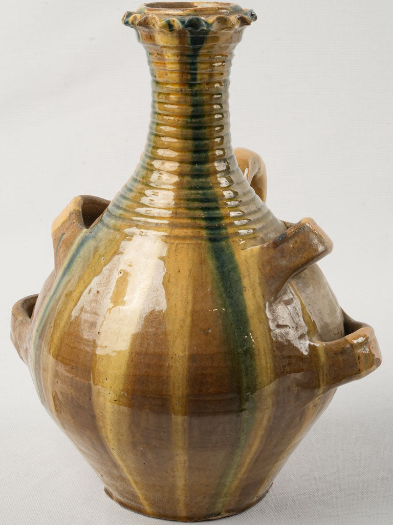 Vintage French terracotta bottle