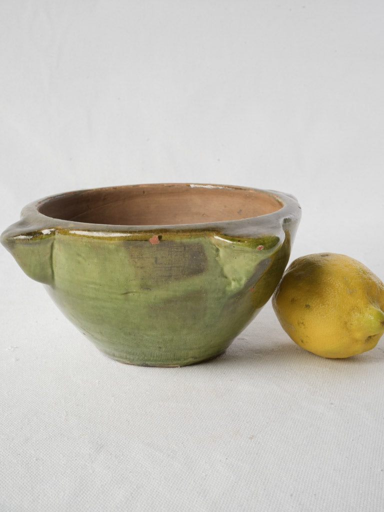 Rustic elegant terracotta mortar