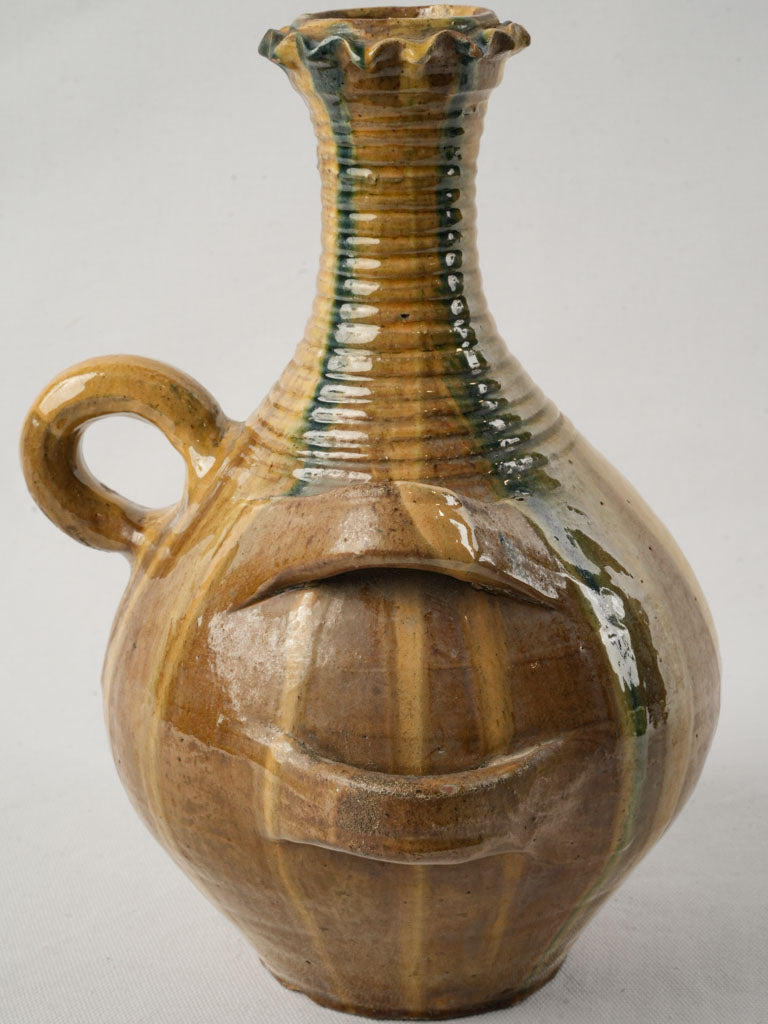 Intriguing handcrafted ceramic vase